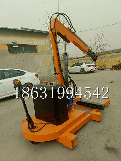 阜新市自卸车厢随车吊 自制轮式四不像起重机 四驱平板吊 5吨 贵盛